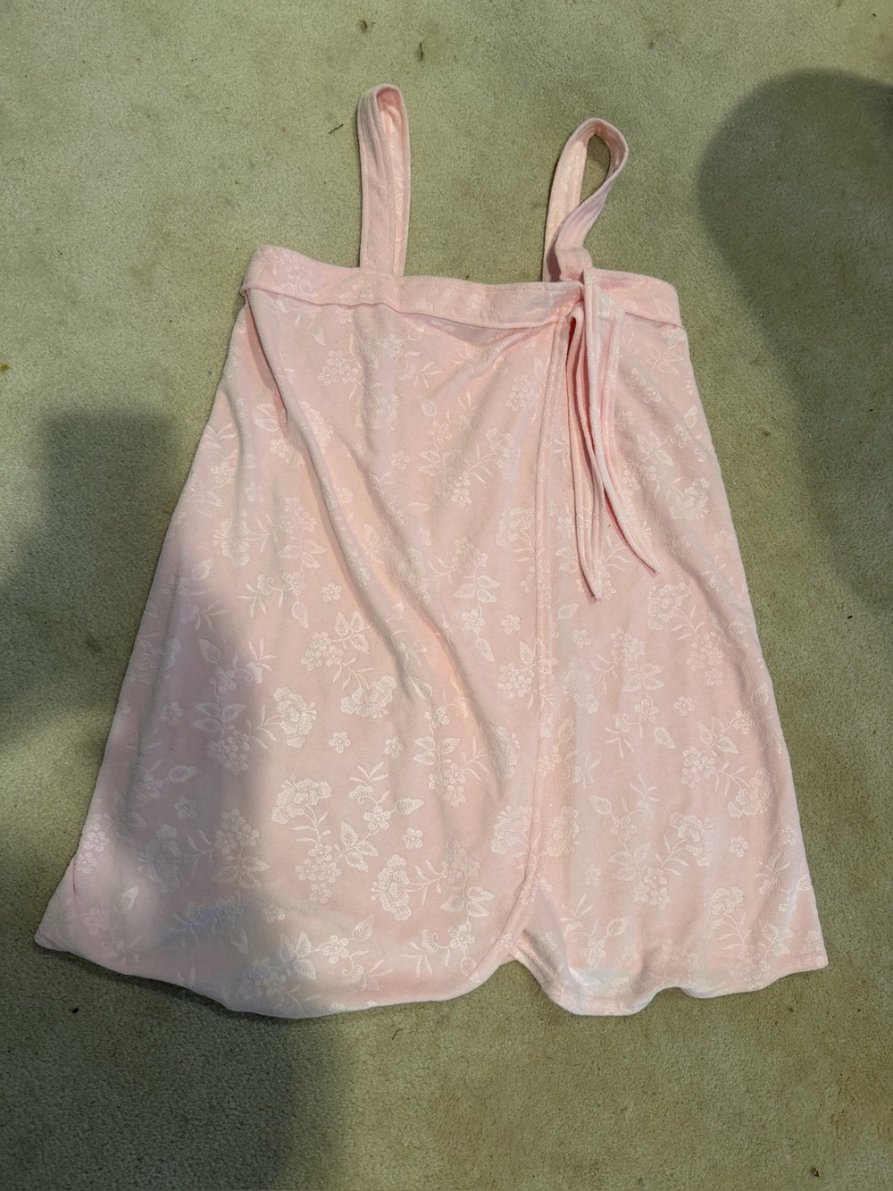 NWOT Croft & Barrow Soft Light Pink Towel Wrap. Sz L